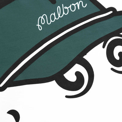 Malbon Bermuda Baldwin T-Shirt in White Print