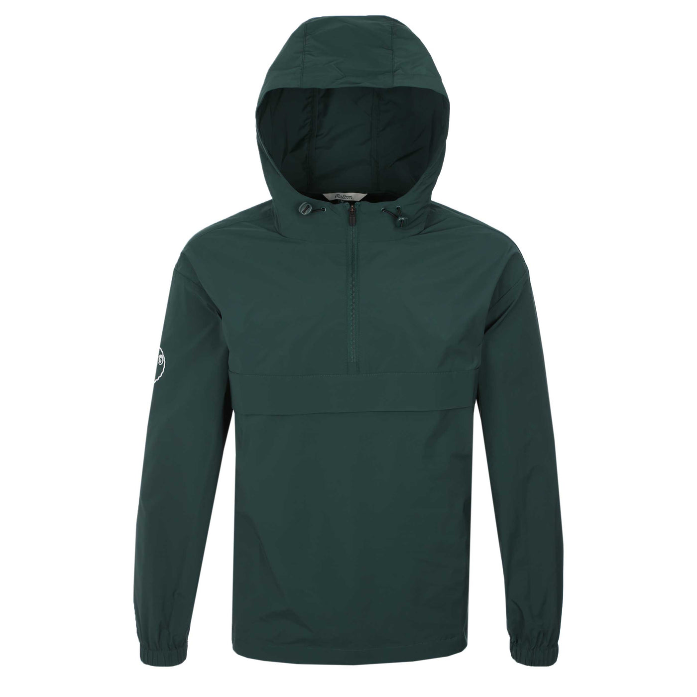 Malbon Evergreen Buckets Nylon Anorak in Hunter Green