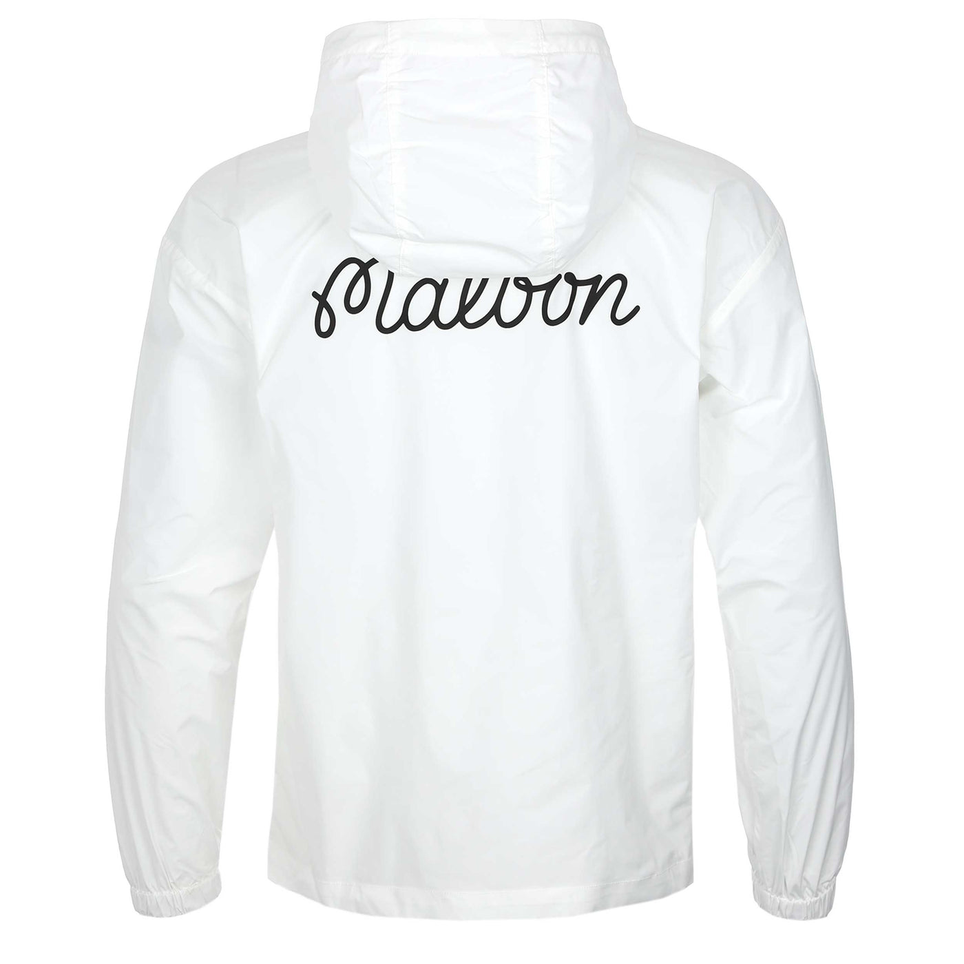 Malbon Evergreen Buckets Nylon Anorak in White Back