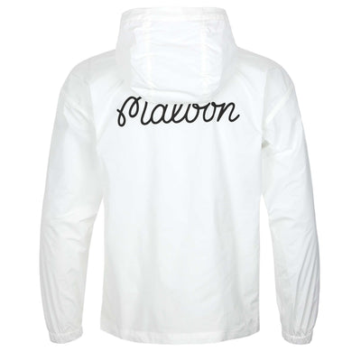 Malbon Evergreen Buckets Nylon Anorak in White Back
