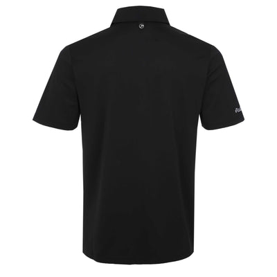 Malbon Fairway Baldwin Polo Shirt in Black Back