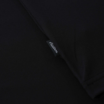 Malbon Fairway Baldwin Polo Shirt in Black Logo Tab