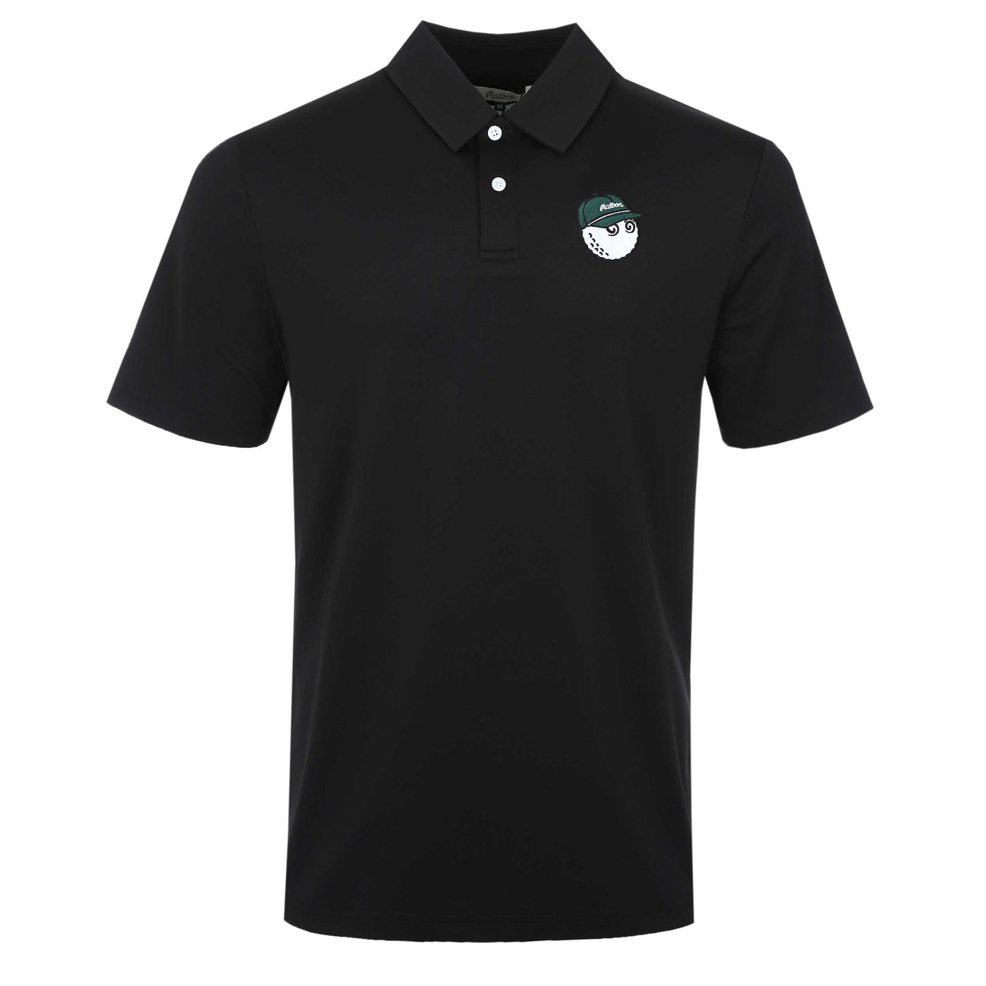 Malbon Fairway Baldwin Polo Shirt in Black