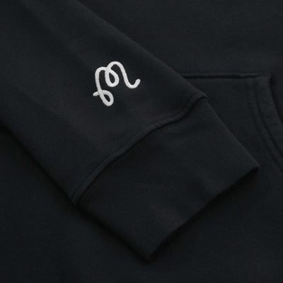 Malbon Fesque Hoodie Sweatshirt in Black Cuff Logo