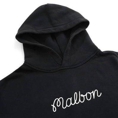 Malbon Fesque Hoodie Sweatshirt in Black Hood