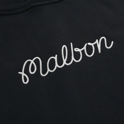Malbon Fesque Hoodie Sweatshirt in Black Logo