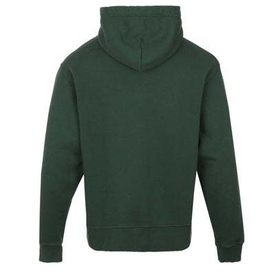 Malbon Fesque Hoodie Sweatshirt in Forest Green Back