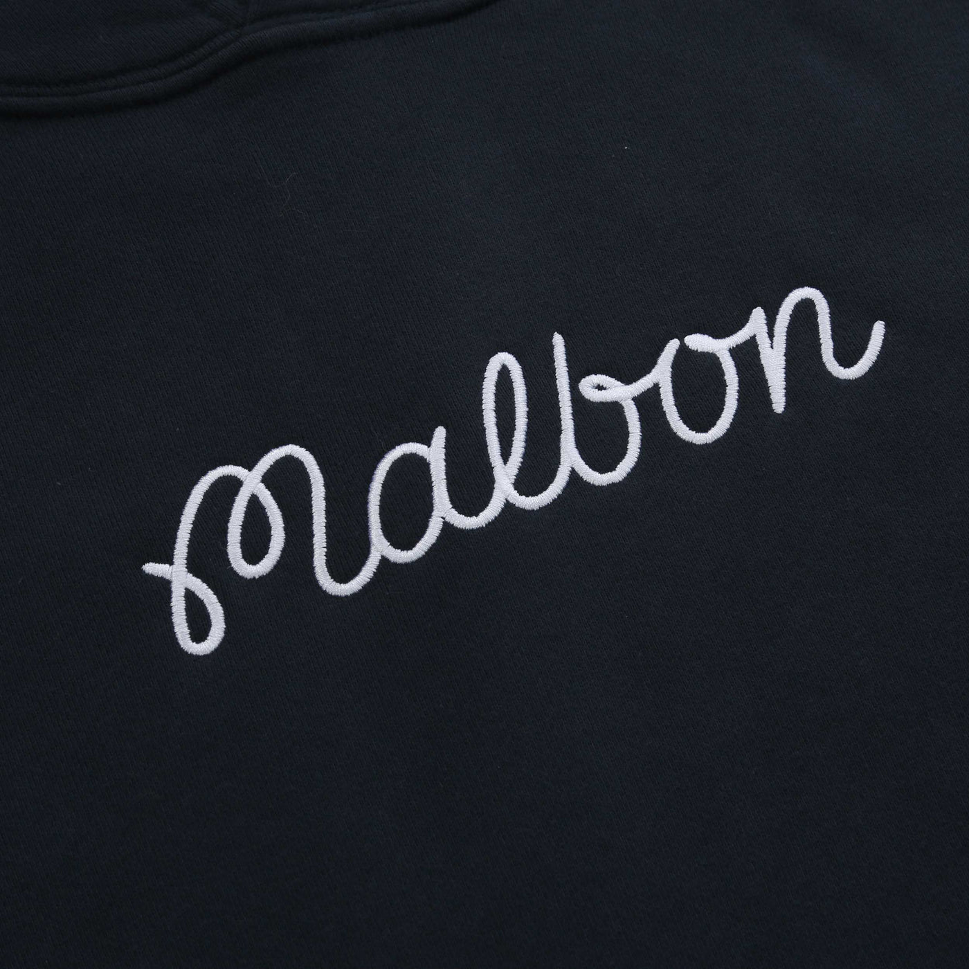 Malbon Fesque Hoodie Sweatshirt in Navy Logo