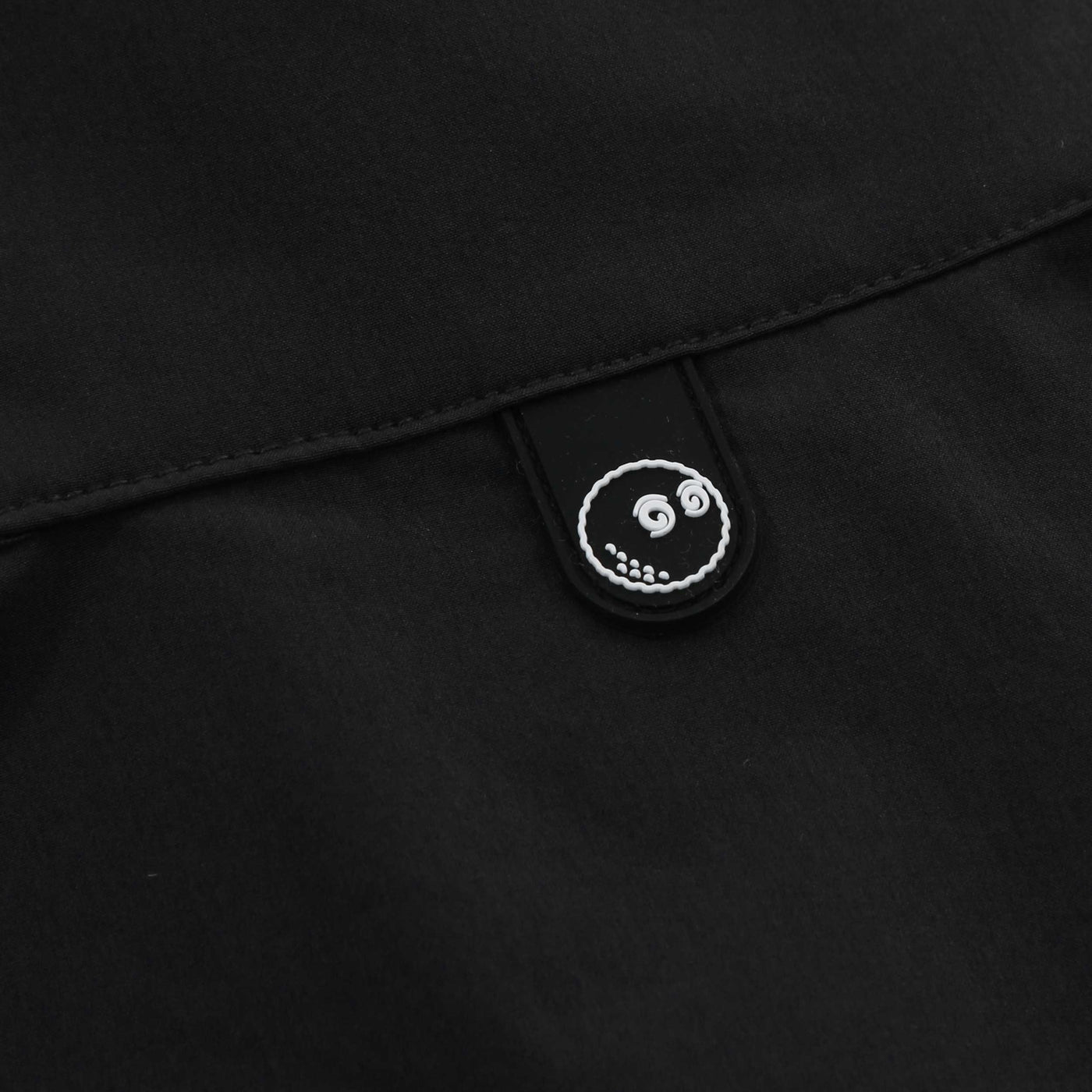Malbon Pine Windshirt in Black Nape Logo