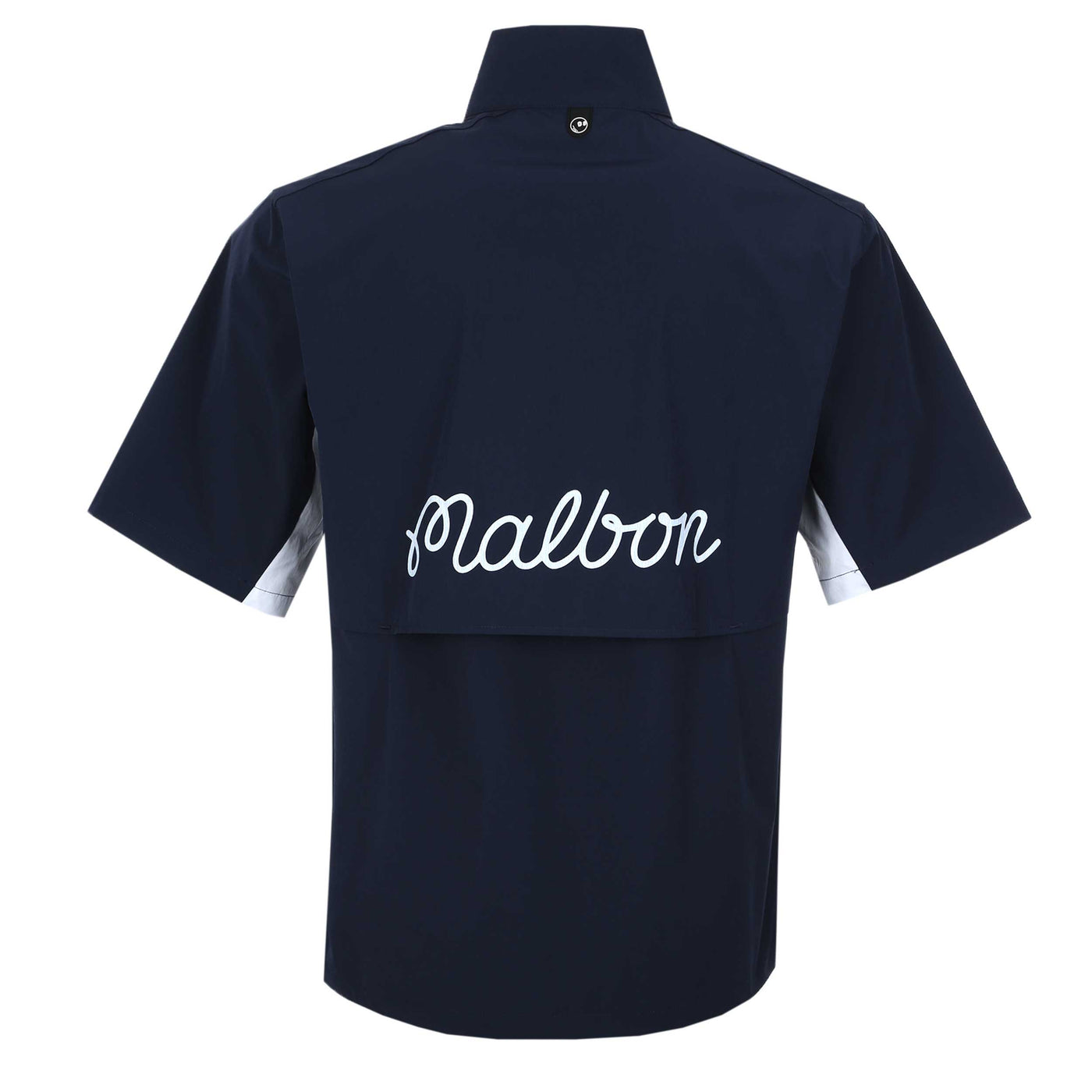 Malbon Pine Windshirt in Navy Back