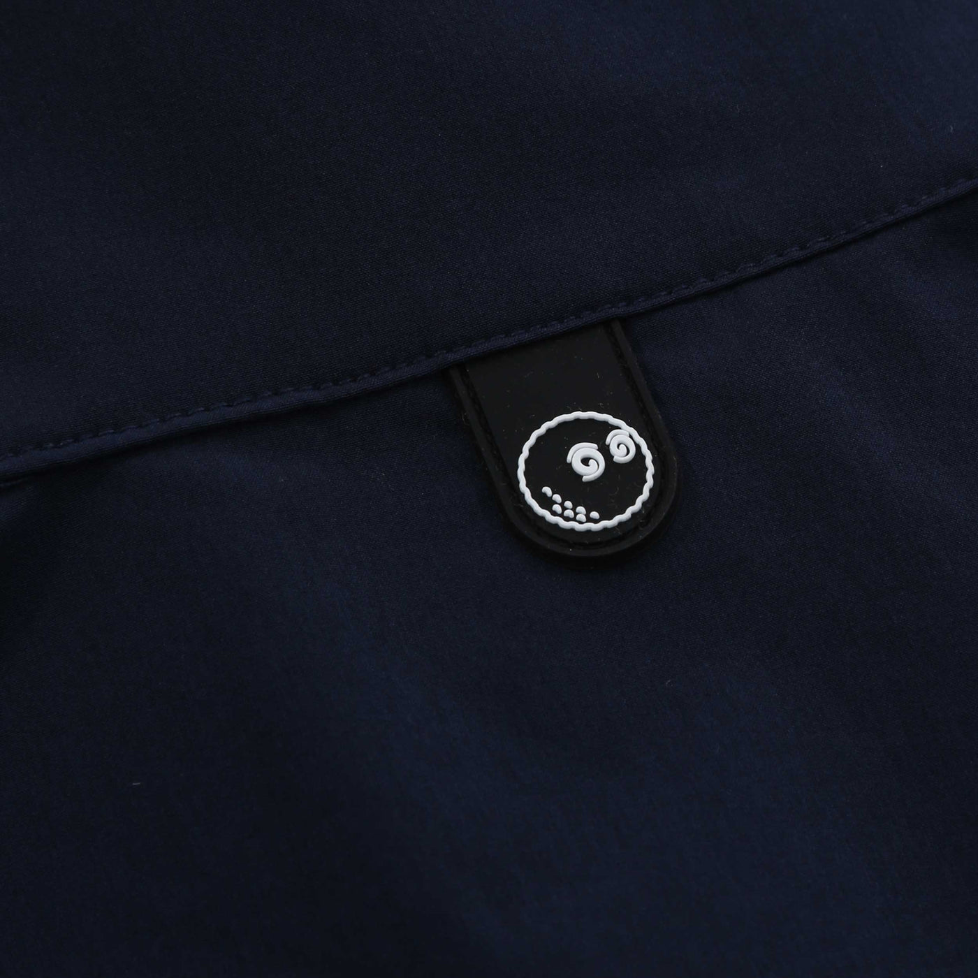 Malbon Pine Windshirt in Navy Nape Logo