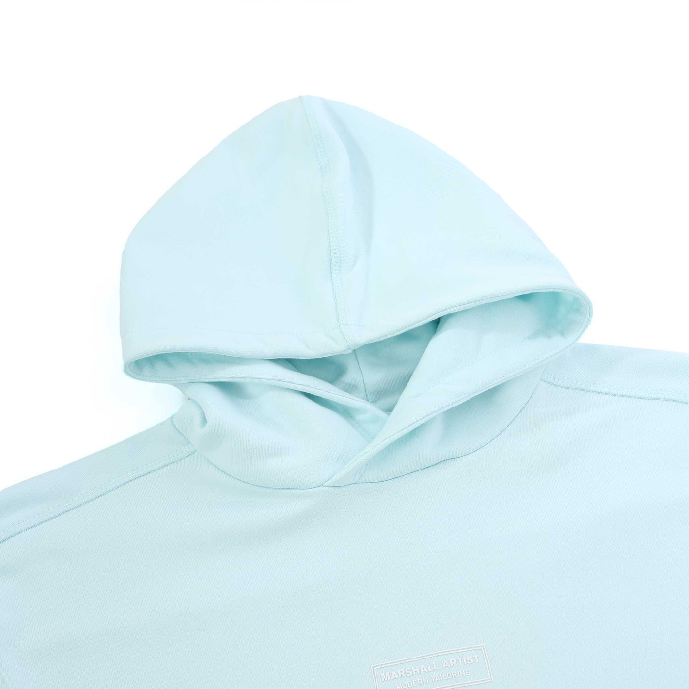 Marshall Artist Siren OTH Hoodie Sweat Top in Sky Blue Hood