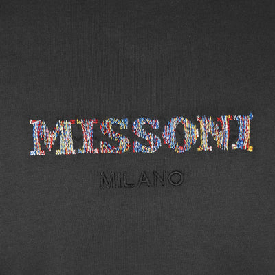 Missoni Embroidered Logo T-Shirt in Black Logo