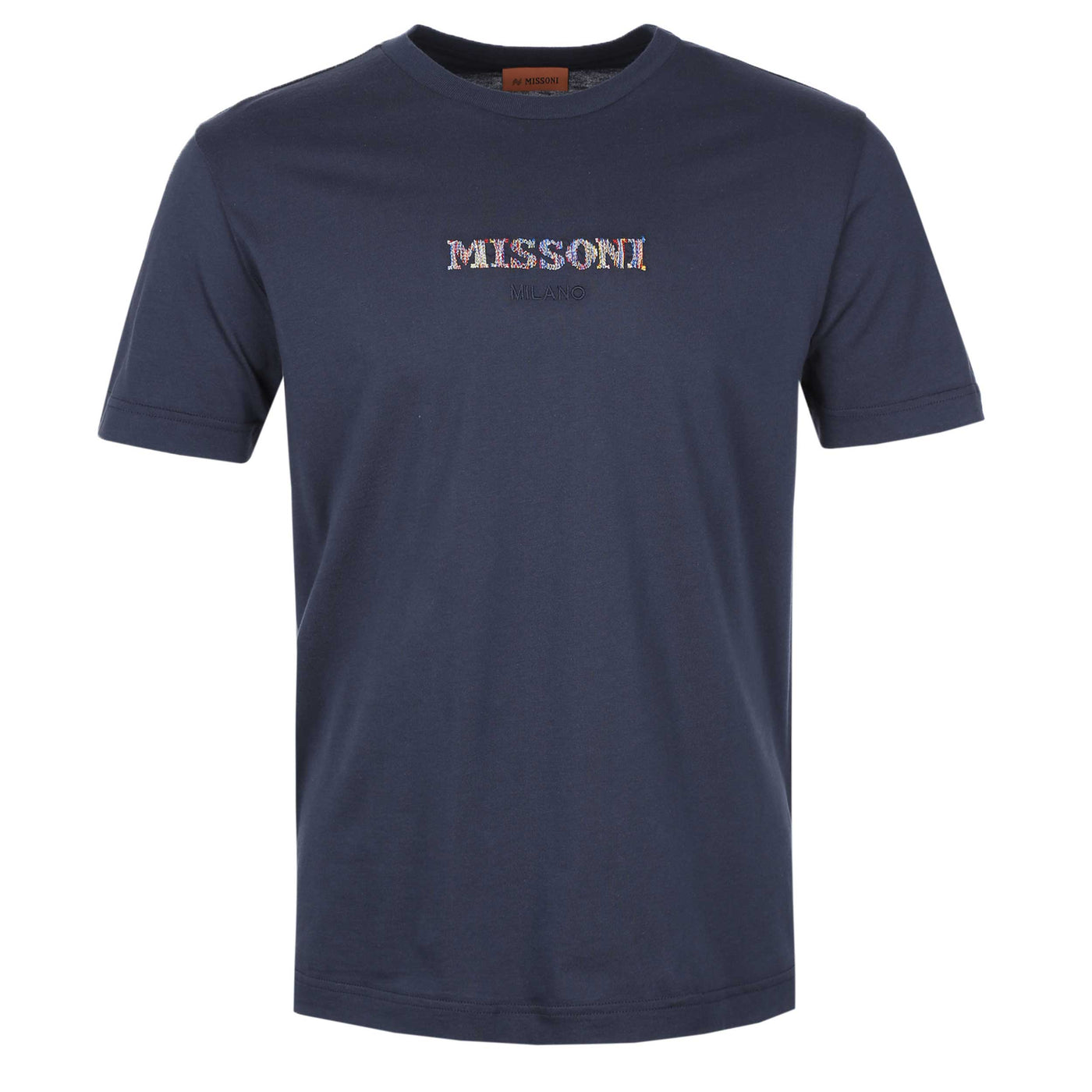 Missoni Embroidered Logo T-Shirt in Navy