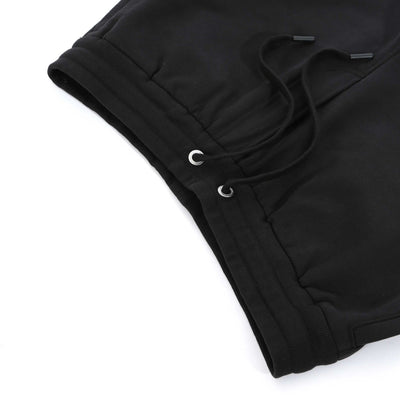 Moose Knuckles Clyde Shorts Sweat Short in Black Drawstring