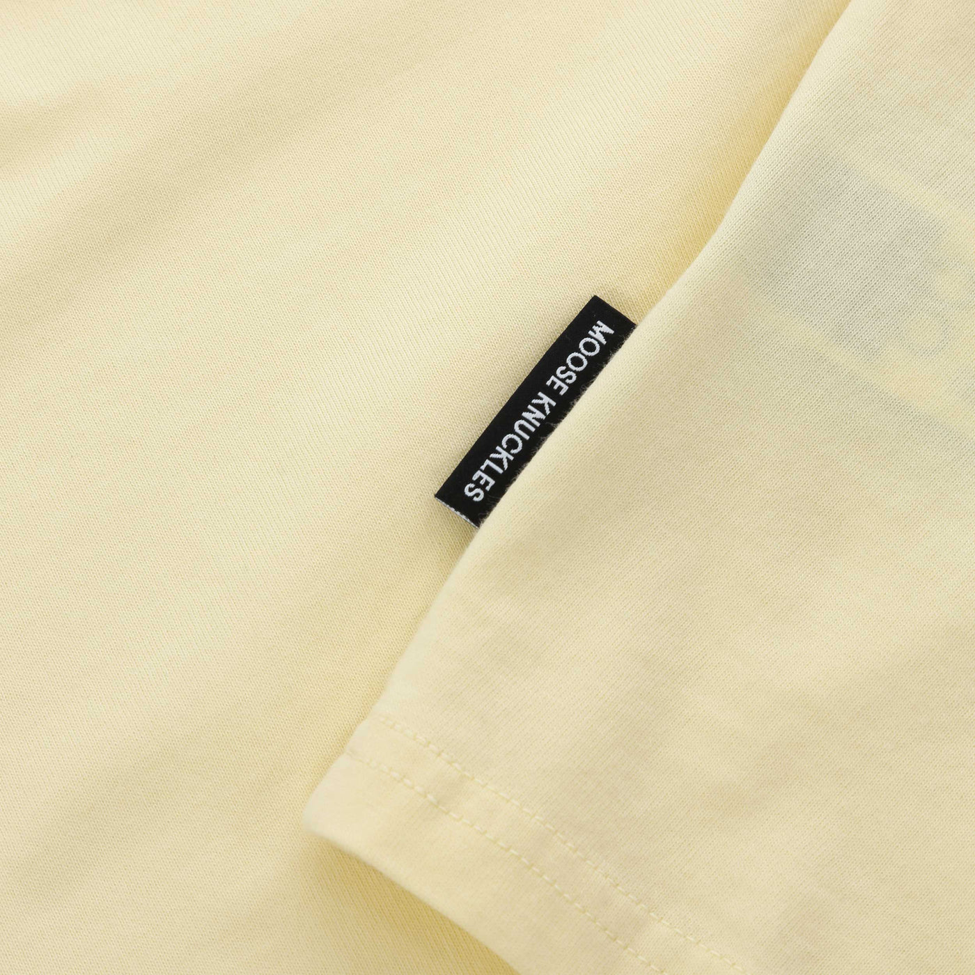 Moose Knuckles Duluth T Shirt in Yellow Beam Logo2