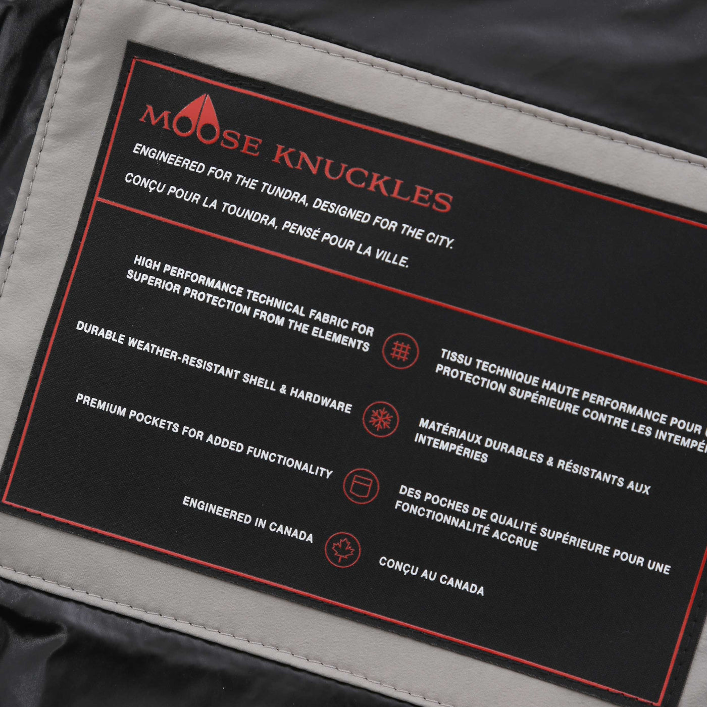 Moose Knuckles Everest 3Q Jacket in Dusk Details