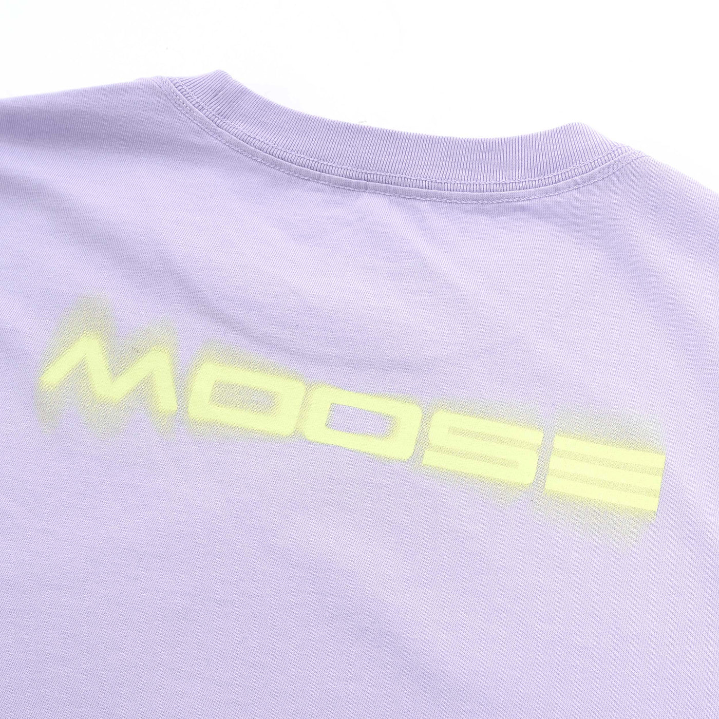 Moose Knuckles Maurice T Shirt in Orchid Petal Back Logo