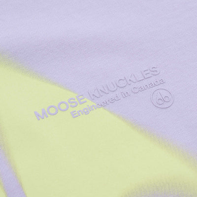 Moose Knuckles Maurice T Shirt in Orchid Petal Chest Logo