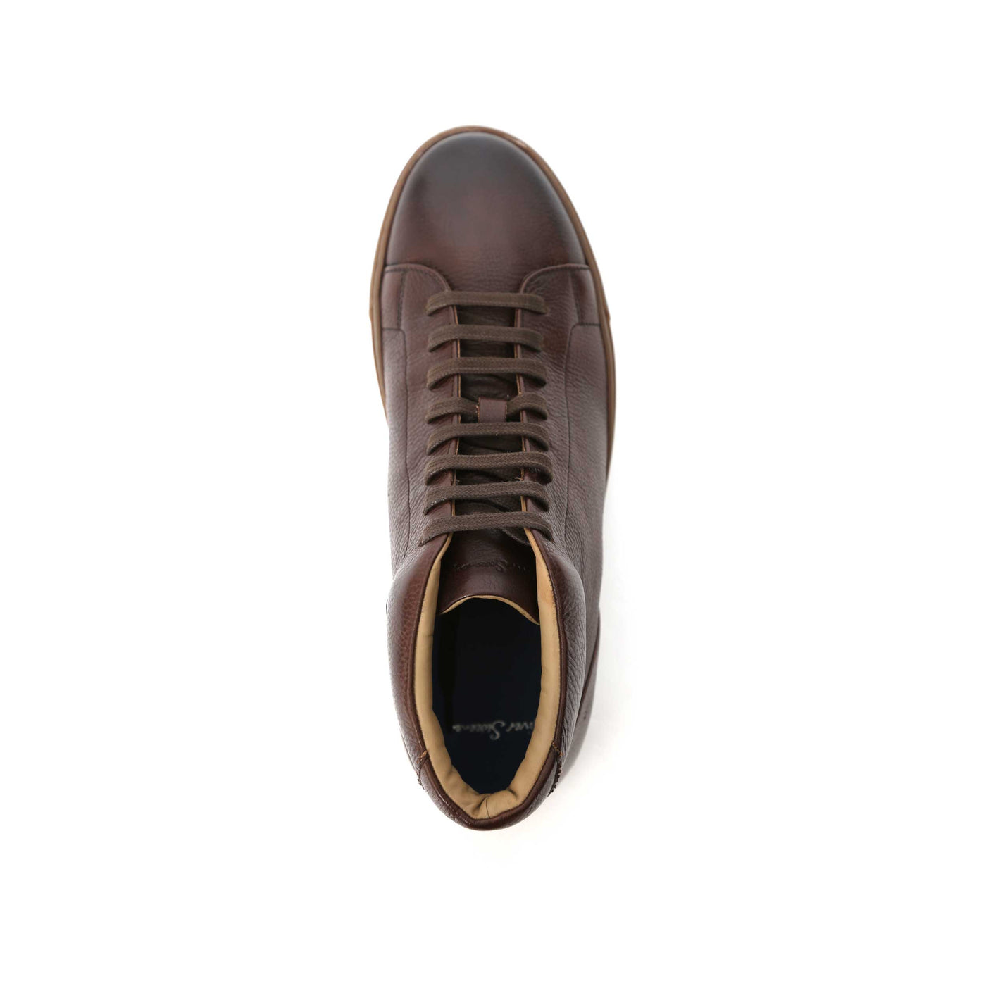 Oliver Sweeney Laxey Trainer in Dark Brown Birdseye