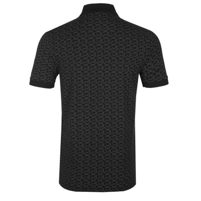 Boss Paddy Striped C Polo Shirt in Black Back