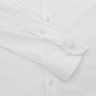 Pal Zileri 4 Way Stretch Shirt in White Cuff