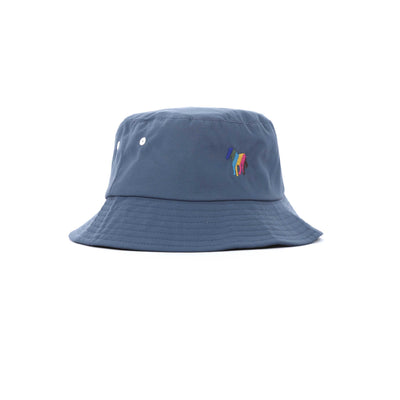 Paul Smith Broad Zebra Bucket Hat in Ink Blue