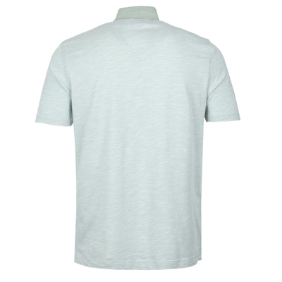 Paul Smith Button Front Polo Shirt in Green Back