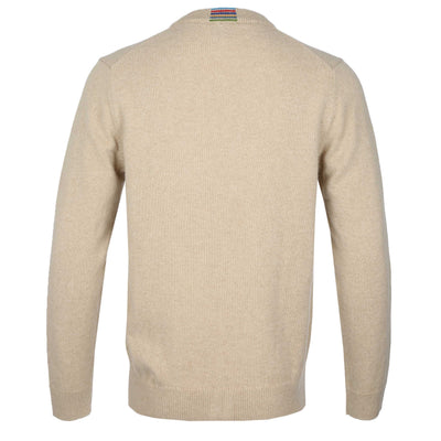 Paul Smith Button Through Cardigan in Beige Back