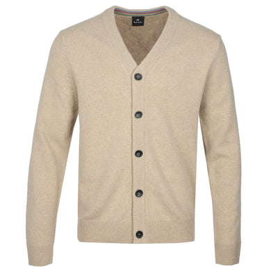 Paul Smith Button Through Cardigan in Beige