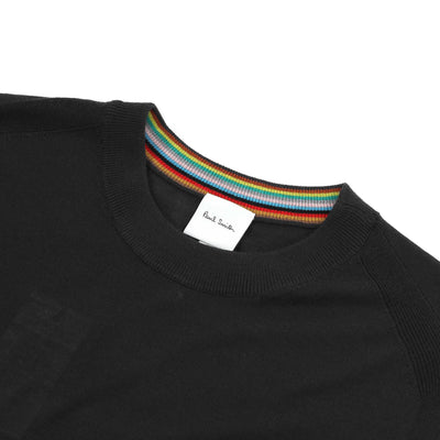 Paul Smith Crew Neck Knitwear in Black Trim Detail