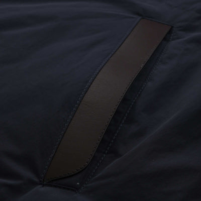 Paul Smith Hooded Down Jacket in Navy Pocket Trim