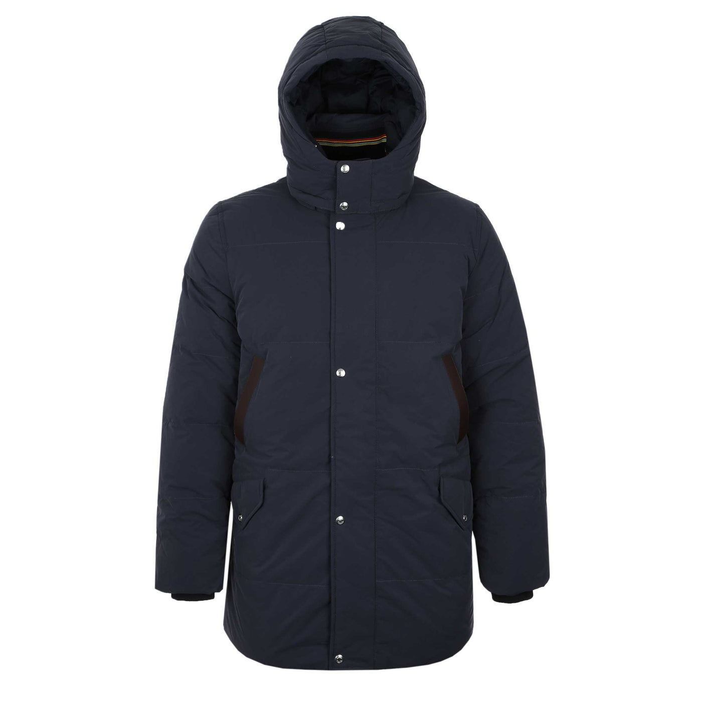 Paul Smith Hooded Down Jacket in Navy
