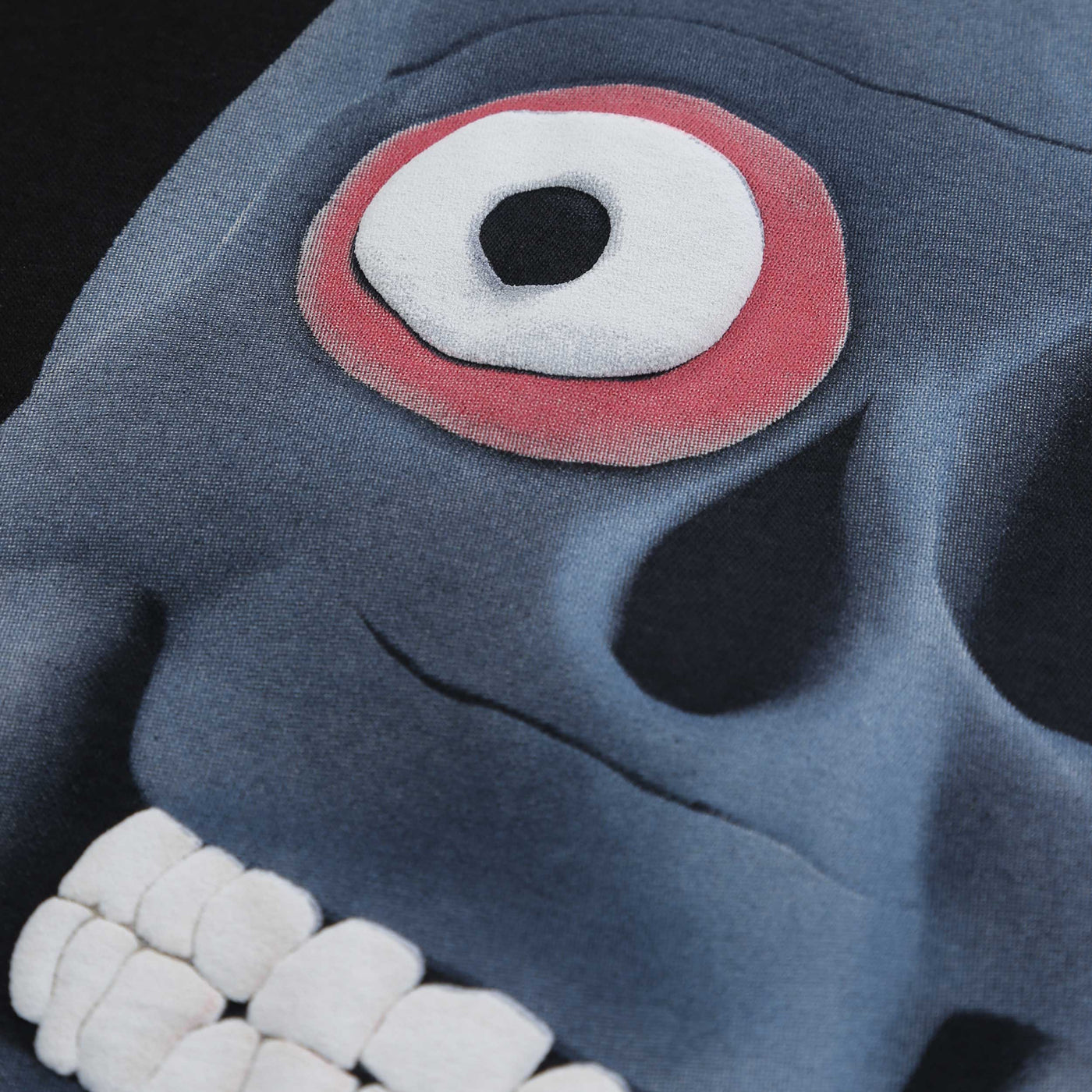 Paul Smith One Eye Skull T Shirt in Black Print