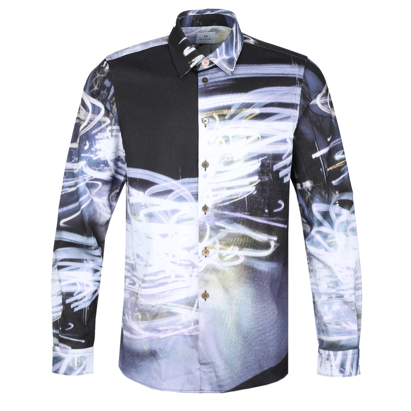 Paul Smith Reg Fit Lights Shirt in Black