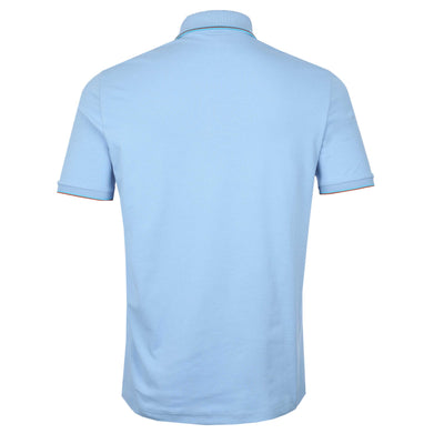 Paul Smith Reg Fit Polo Shirt in Light Blue Back