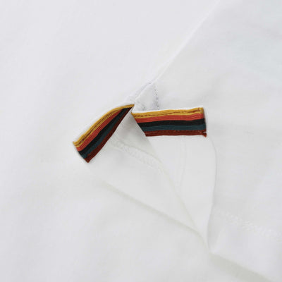 Paul Smith Repeat Logo T Shirt in White Detail