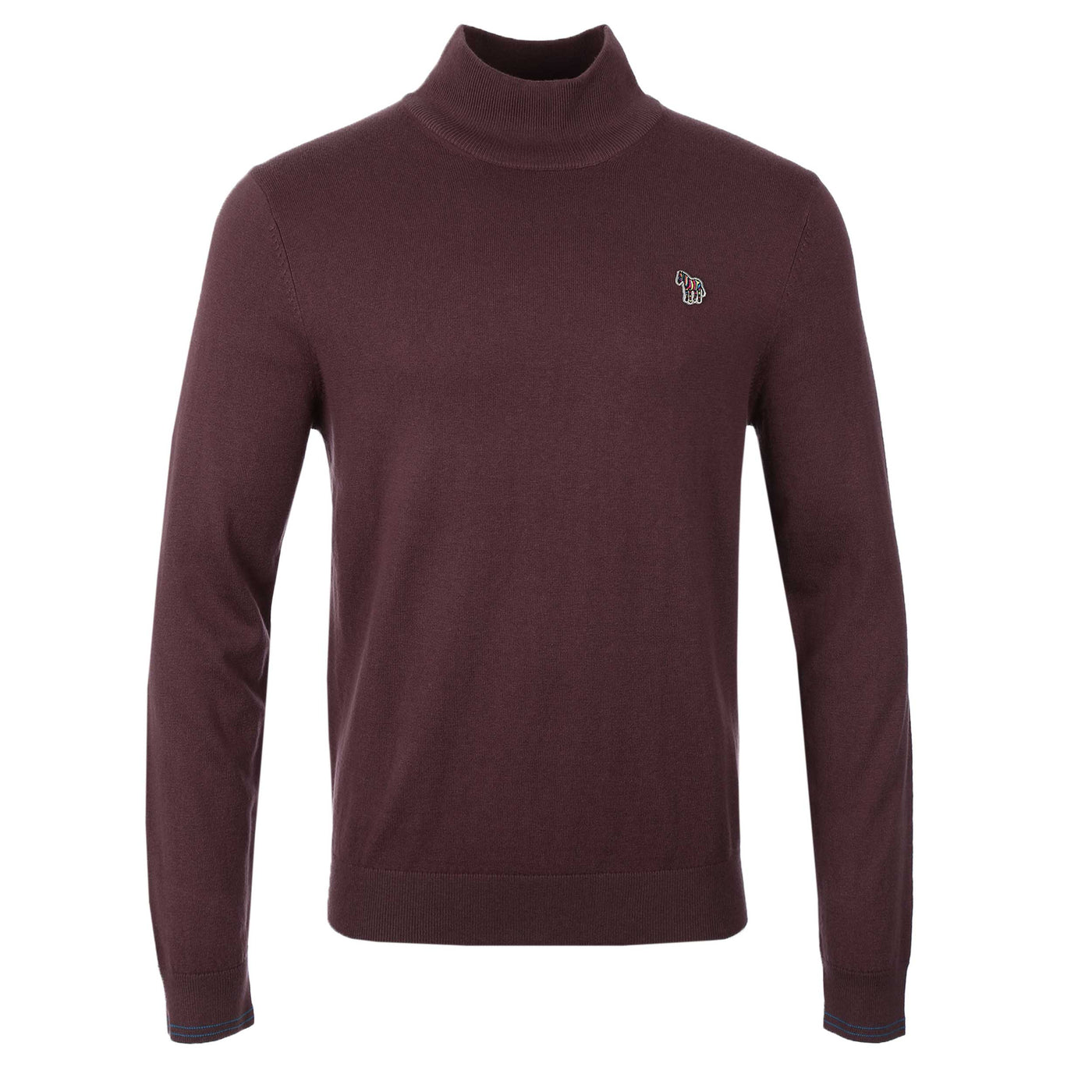 Paul Smith Roll Neck Zeb Bad Knitwear in Plum