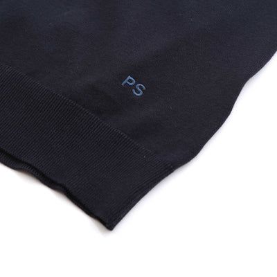 Paul Smith SS Polo Knitwear in Navy Logo