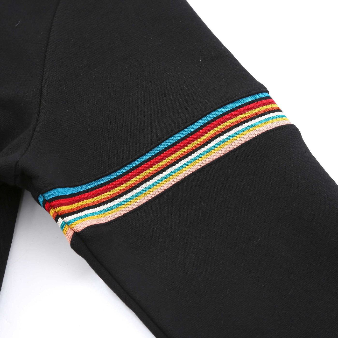 Paul Smith Stripe Detail Hoody Sweat Top in Black