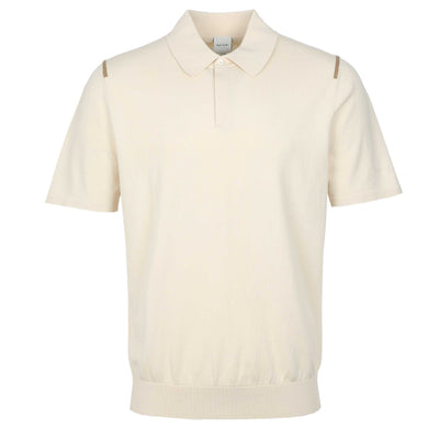 Paul Smith Sweater SS Polo in Off White