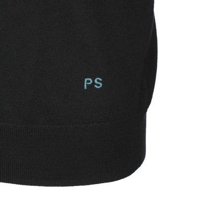 Paul Smith Trim Crew Neck Knitwear in Black Logo