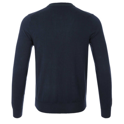 Paul Smith Zeb Bad Knitwear in Dark Navy Back