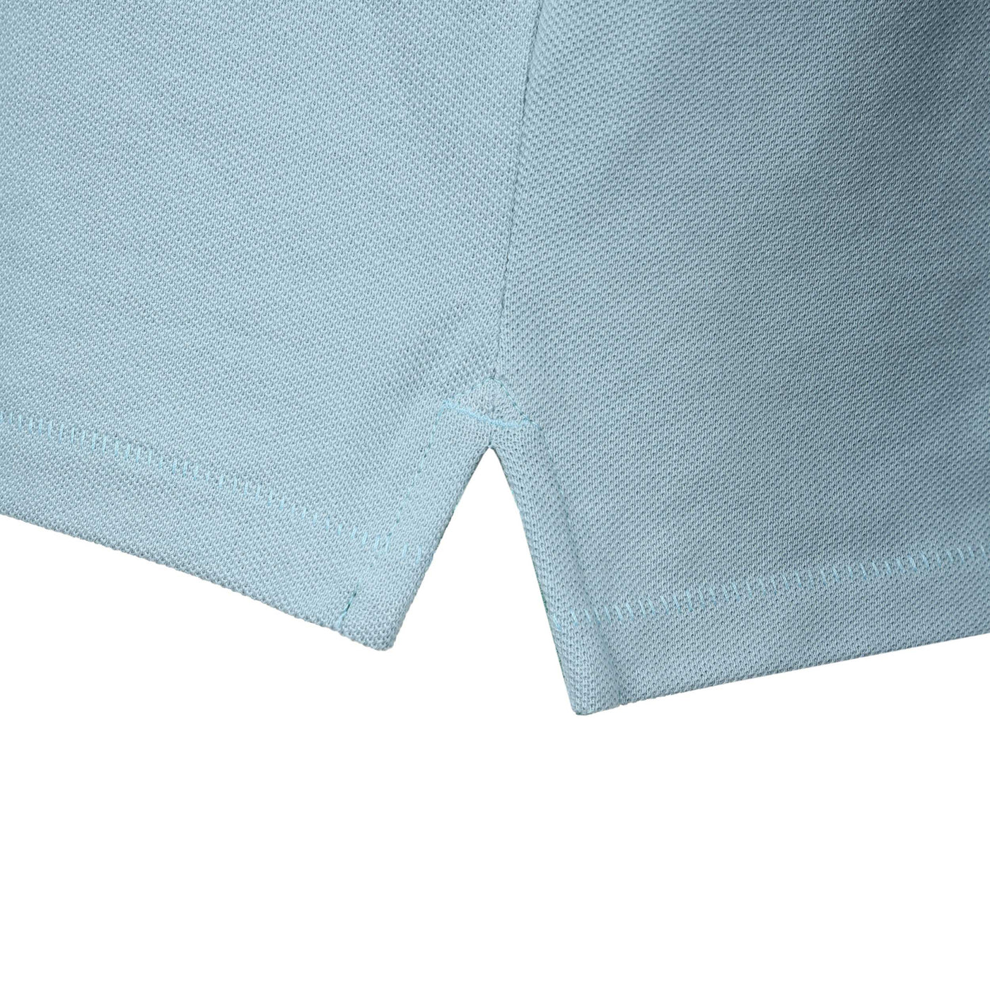 Paul Smith Zebra Badge Polo Shirt in Duck Egg Blue Detail