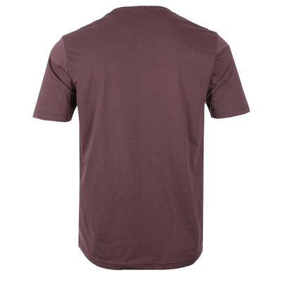 Paul Smith Zebra Badge T Shirt in Plum Back