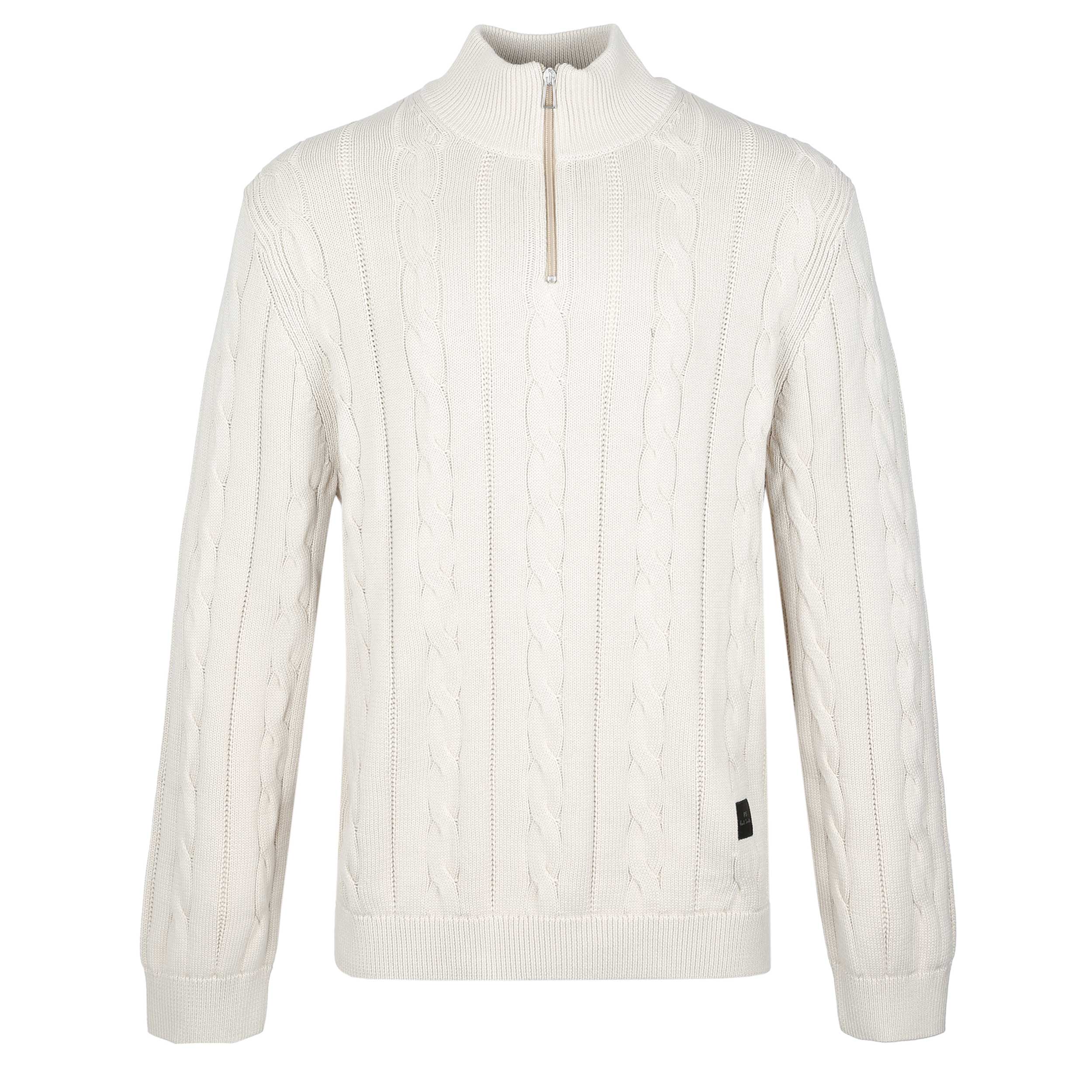 Paul Smith Zip Neck Sweater Knitwear in Beige