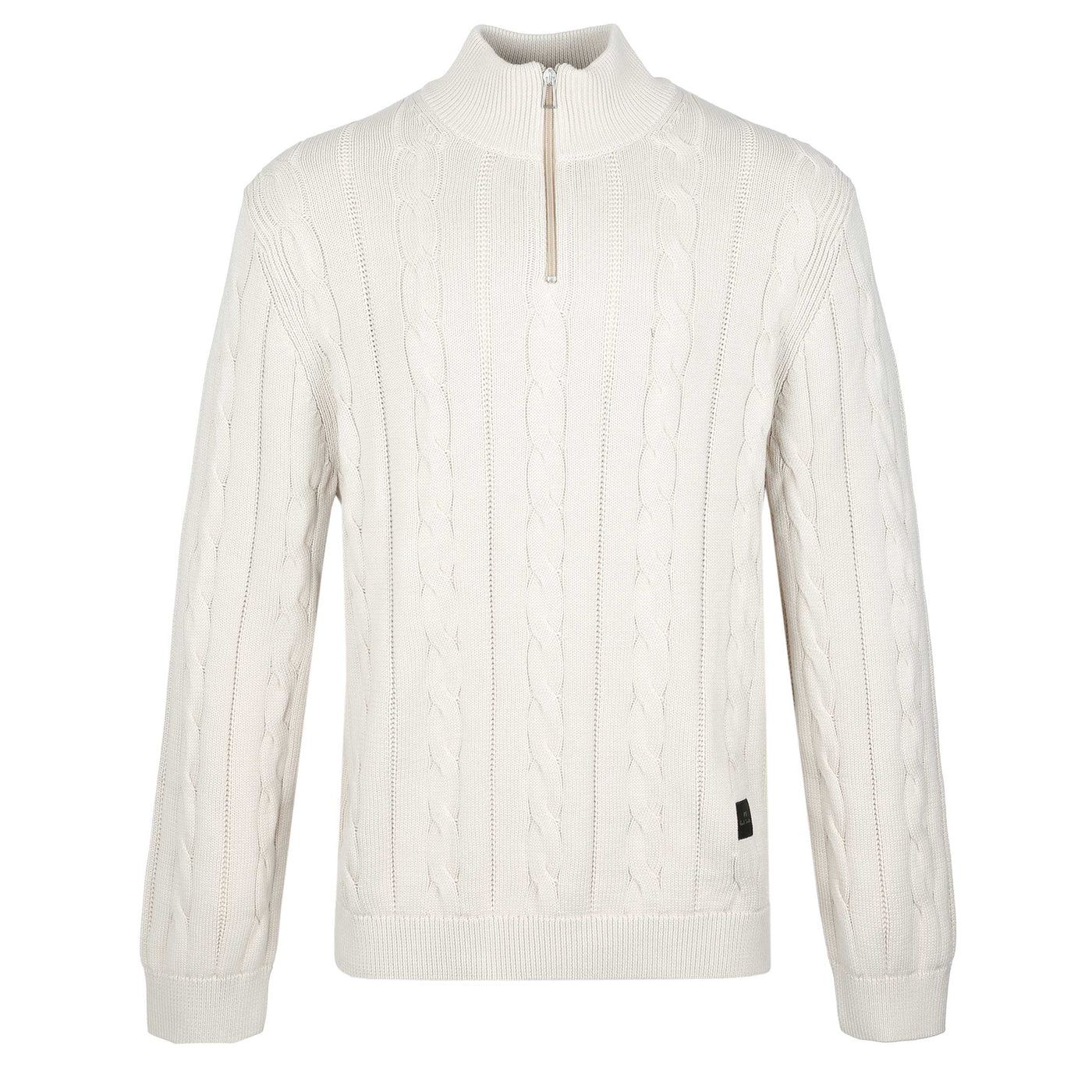 Paul Smith Zip Neck Sweater Knitwear in Beige