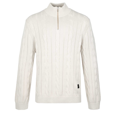 Paul Smith Zip Neck Sweater Knitwear in Beige