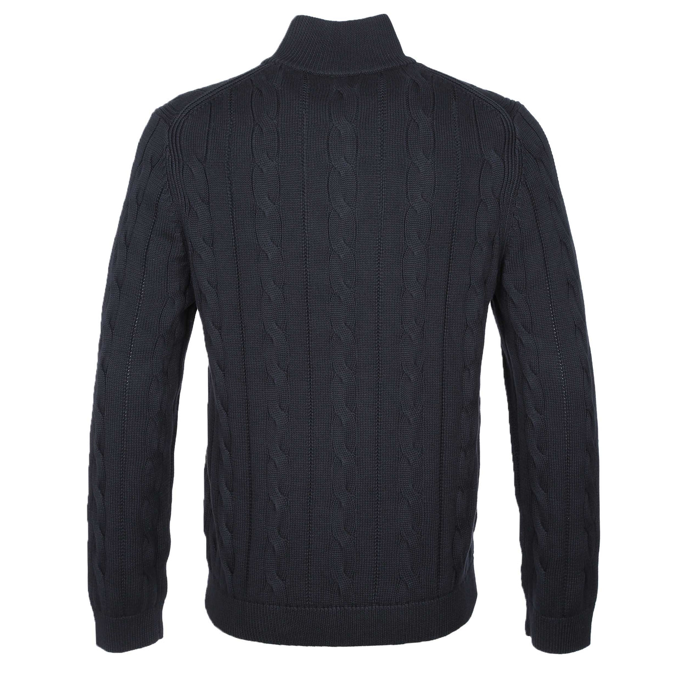Paul Smith Zip Neck Sweater Knitwear in Navy Back