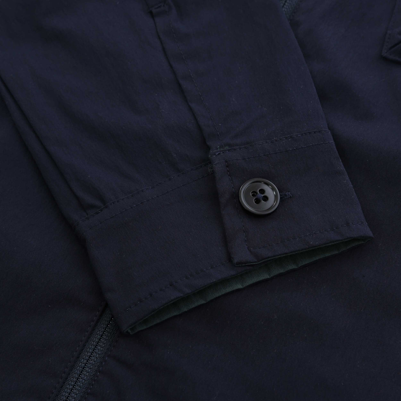 Paul Smith Zip Overshirt in Dark Navy Cuff